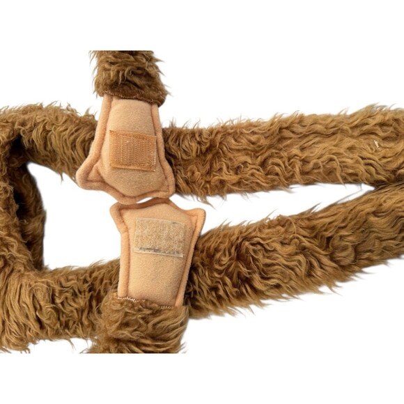 VTG 1980 FURRY HUGGEMS 38" Brown Tan Hanging Full Body Hand Monkey PUPPET Korea - Picture 7 of 16